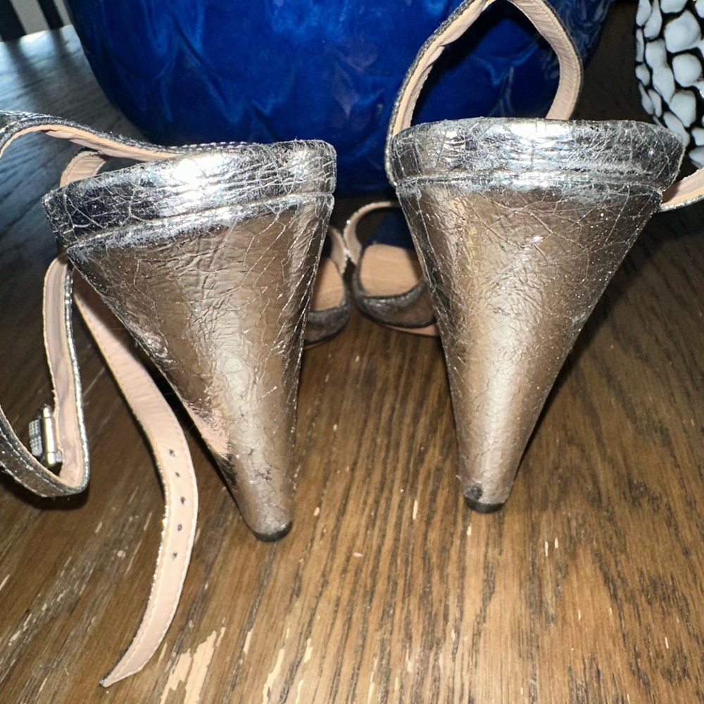 Schultz Silver Strappy Sandals - Picture 2 of 3